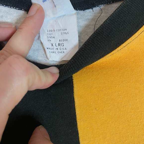 Vintage 1993 Competitor MLB Pittsburgh Pirates Color Block T-Shirt Size XL - Picture 6 of 7